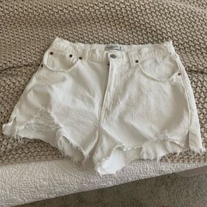 Abercrombie High-Rise Cut-Off Shorts
